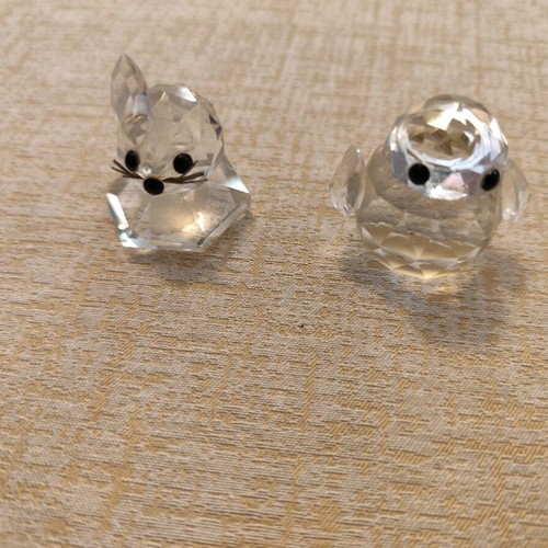 Swarovski vintage pack of used crystals with missing ear