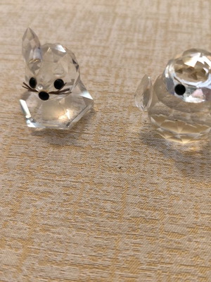 Swarovski vintage pack of used crystals with missing ear