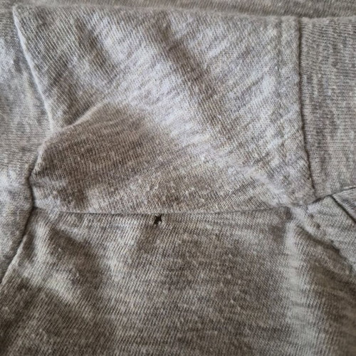 Stradivarius T-shirt used with print and chiffon hem size M