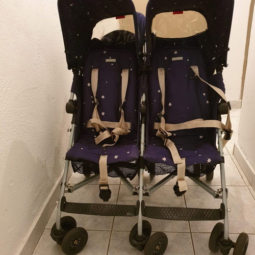 Maclaren twin stroller used, very good condition