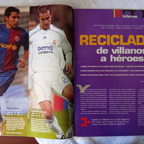 Don Balon magazine issue 22-28/1/2007 like new with Espanyol poster