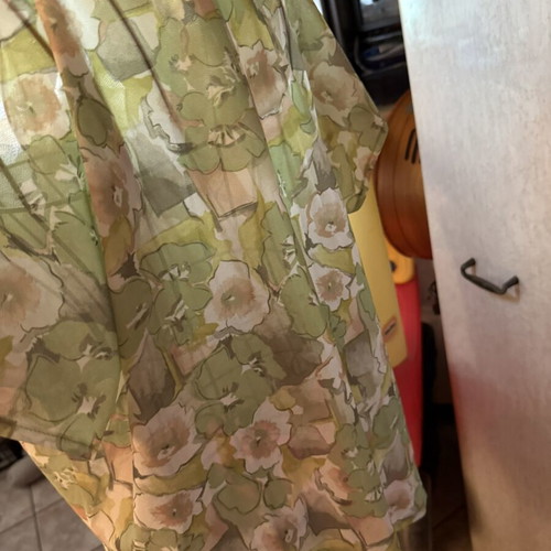 Floral blouse and skirt set, vintage romantic style