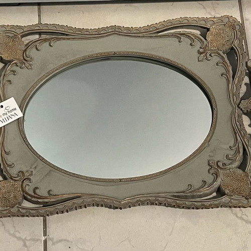 Fylliana decorative tray with mirror new, size 43x28