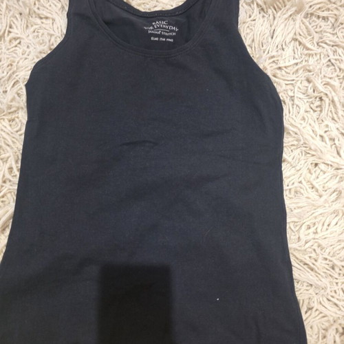 Janina Stretch Black Tank Top like new, size M