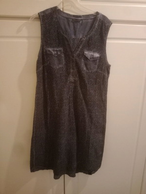 Sleeveless stonewashed dress used