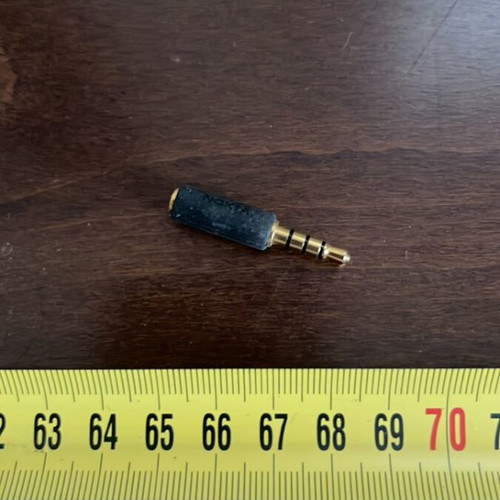 3.5mm Jack Female to 3.5mm Jack Male Adapter like new