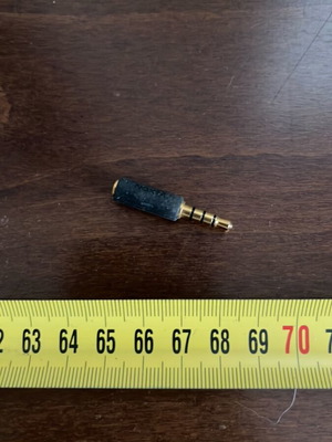 3.5mm Jack Female to 3.5mm Jack Male Adapter like new