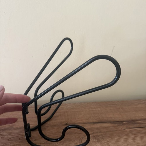 IKEA vintage hangers set of 2 black metal