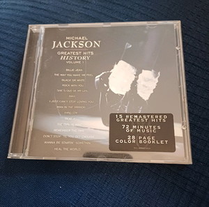 MICHAEL JACKSON GREATEST HITS HISTORY VOL. 1 CD ALBUM
