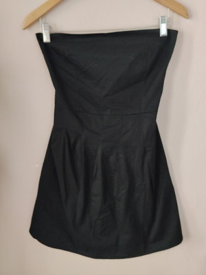 Strapless Mini Dress black, like new, size M