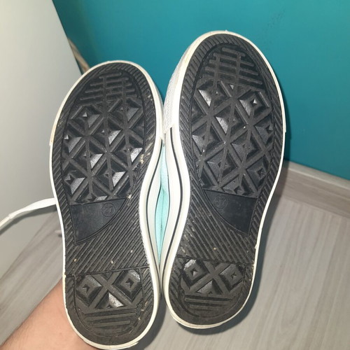 Converse All Star kids shoes size 27 like new, turquoise