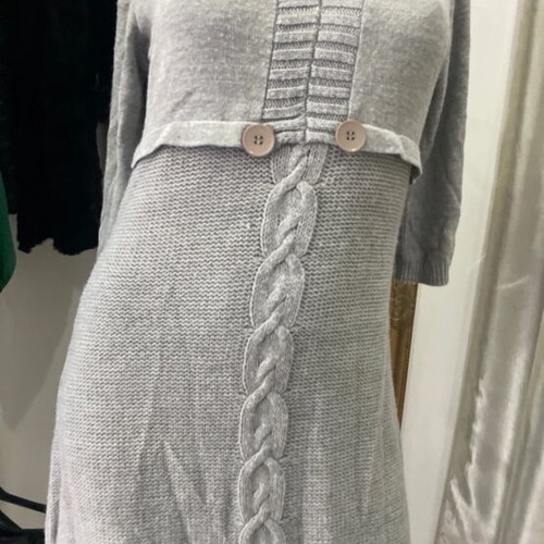 Knitted dress used, size M / 38 / 10