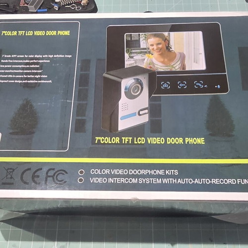Lcd TFT Monitor 7" Color Video Door Phone New
