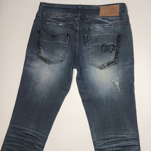 Bisou D' Eve women's slim fit blue jeans, size XS
