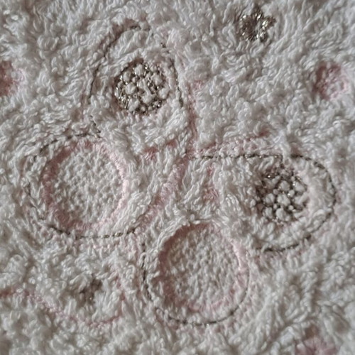 Cotton white women's bath towel like new, 132x76.5 cm