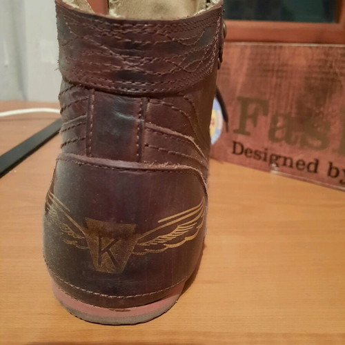 Kowalski Leather Men's Boots with Studs (Made in Spain, Size 43)