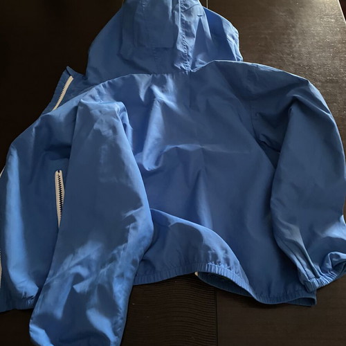 Benetton children's jacket 6-7 years, blue and green