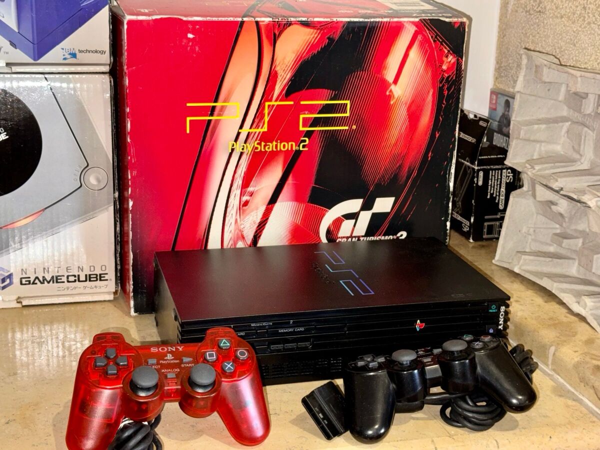 PS2 Fat GT3 Racing Pack Japan used with… - € 220,00 - Vendora.cy