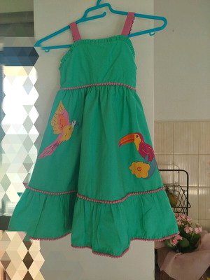 Φορεματάκι Mothercare σχεδόν αφόρετο για κορίτσια 6-8 ετών πράσινο