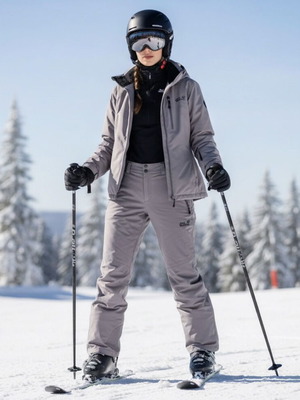 Jack Wolfskin γυναικείος σκι παντελόνι καινούργιος, XL πολυεστέρας