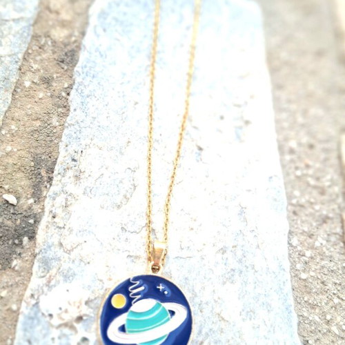 Zara necklace with 2 different pendants