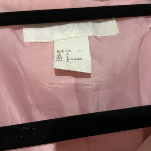 Women's coat H&M used, pink, size S