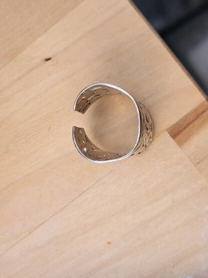 Silver 925 ring vintage adjustable, like new