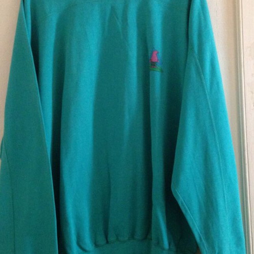 Vintage Piel Paris Beach sweatshirt used, multicolor green