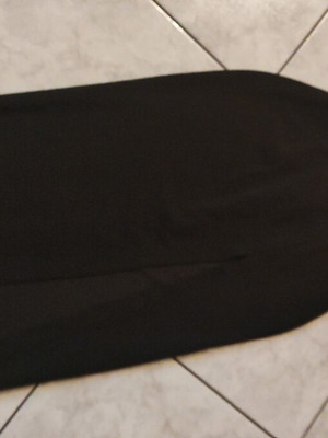 Maxi skirt Desiree n. Small with deep slit like new, black