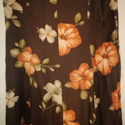 Prisma women's dress with floral pattern, size 44, like new, brown