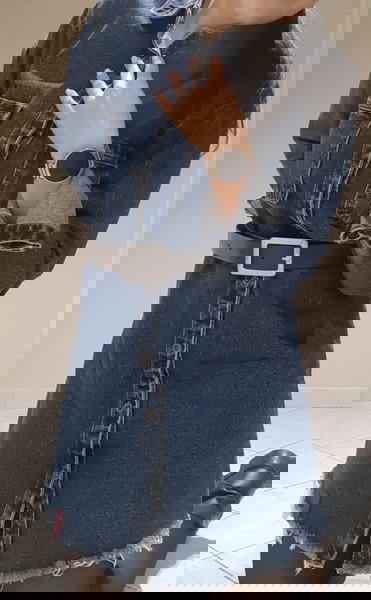 Salt & pepper denim φορεμα