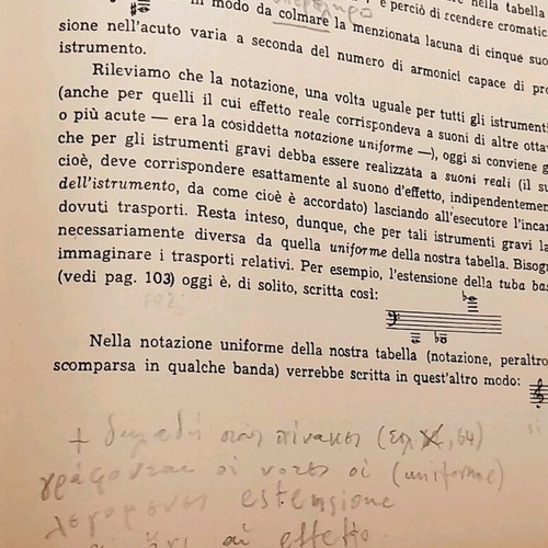 La Tecnica Dell'Orchestra Contemporanea book like new, Italian
