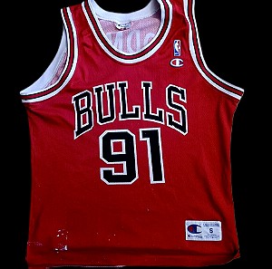 NBA Champion Jersey Bulls Roadman 91 Small