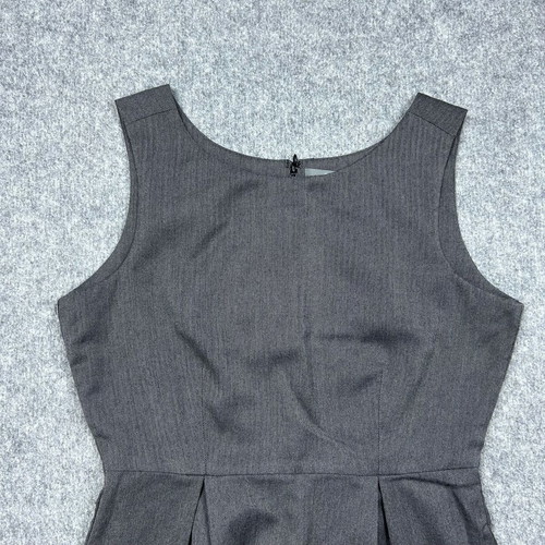 Gap sleeveless dress gray with back zipper size 36 EU like new