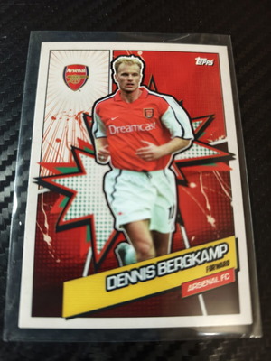 Dennis Bergkamp Arsenal Legend 2023-24 Topps Fan Set Heroes συλλεκτική κάρτα