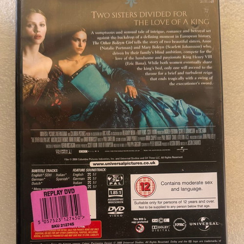 The Other Boleyn Girl DVD used, no Greek subtitles
