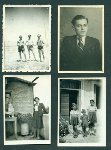  palies fotografies. mesolongi. 4 palies fotografies mikrou schimatos. periodos 1940. se poli kali katastasi.