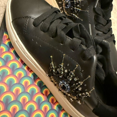 Kurt Geiger women's sneakers athletic new, size 37, black