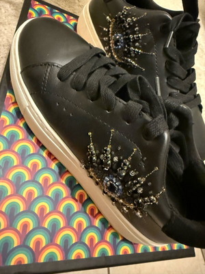 Kurt Geiger women's sneakers athletic new, size 37, black