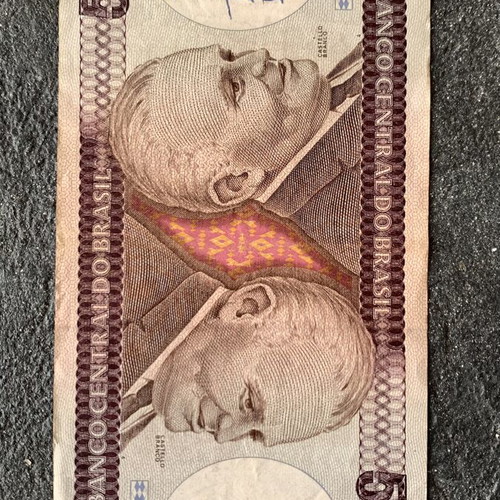 Banknote used, as shown