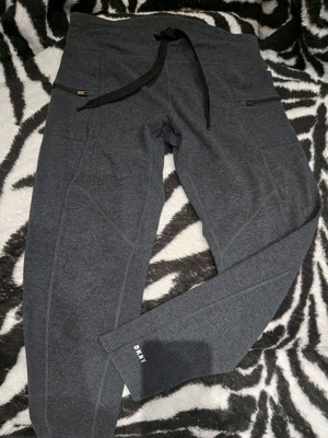 DKNY pants size L like new, dark gray