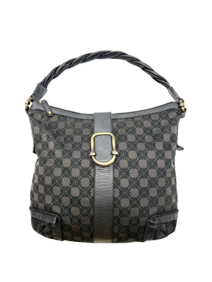 Emporio Armani shoulder bag used, black and grey