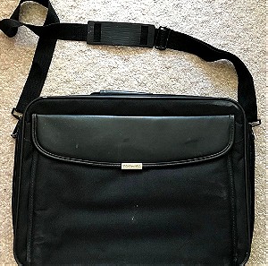 TOSHIBA Τσάντα μαύρη για laptop με αποθηκευτικούς χώρους