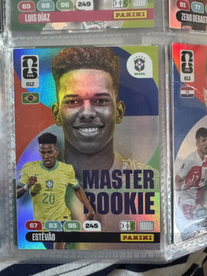 Panini Cards Master Rookie No 612 Estevao