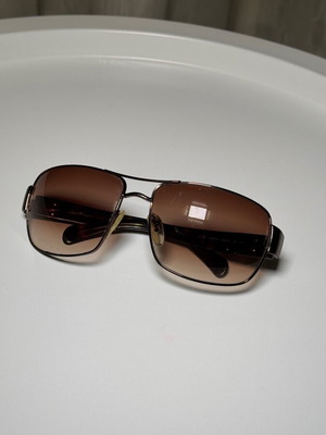 Ferragamo sunglasses genuine used brown without case
