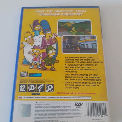 The Simpsons Game PlayStation 2 used