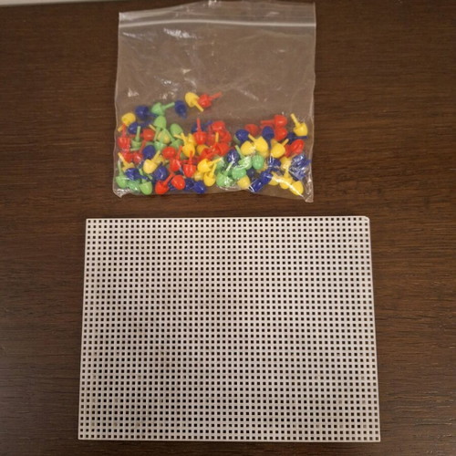 Mosaic with pegs like new