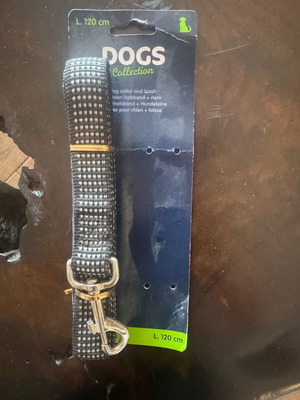 Dog leash 120cm new, max 35kg