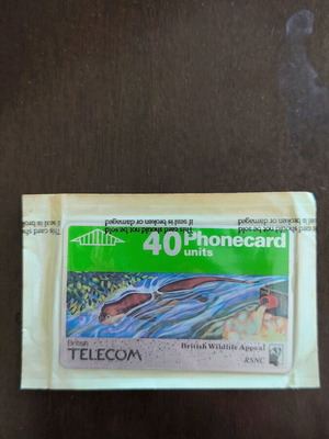 England phone card sealed new
