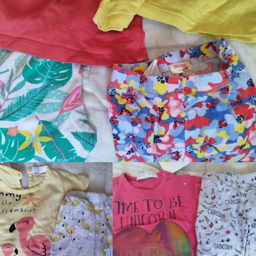 Summer sets for babies up to 6 months, 4 used pieces